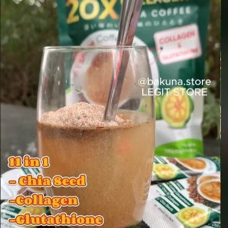 Collagen Chia Seed Original Instant Coffee 120g Sugar Free Drink Mix - Image 3