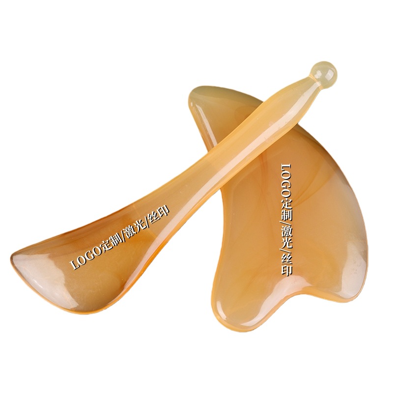 Gua Sha Facial Tool Set Resin Guasha Board and Tendon Comb for Face Massage and Body Care - Image 5