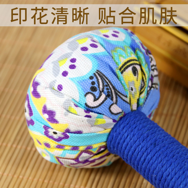 Mugwort Massage Hammer Meridian Tapping Handheld Body Massager Qichun Mugwort Wellness Tool - Image 3