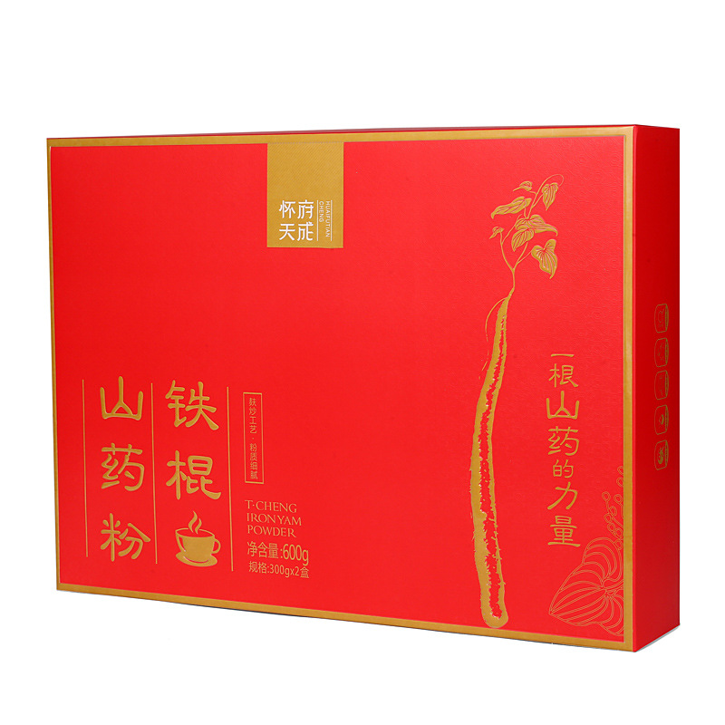 Wenxian Iron Stick Yam Powder Chinese Yam Powder Gift Box 600g Traditional Bran Fried Huai Shan Yao - Image 5