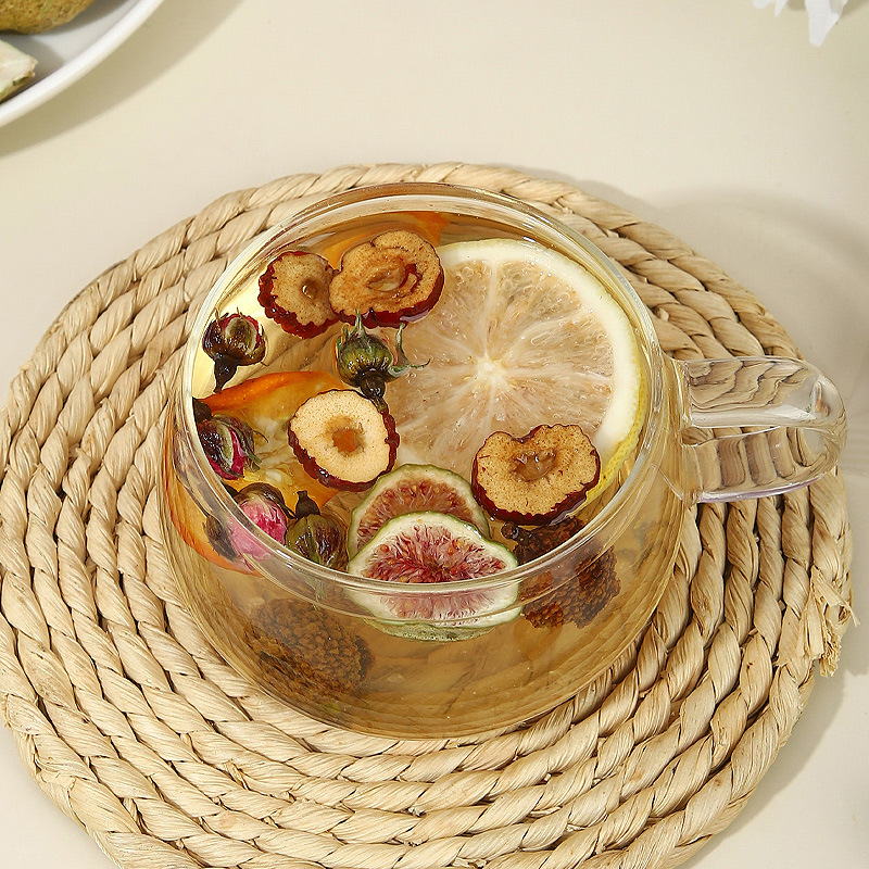 Morning C Evening A Fruit Tea Set 20 Bags Lemon Rosa Roxburghii Fig Blend Herbal Tea - Image 4