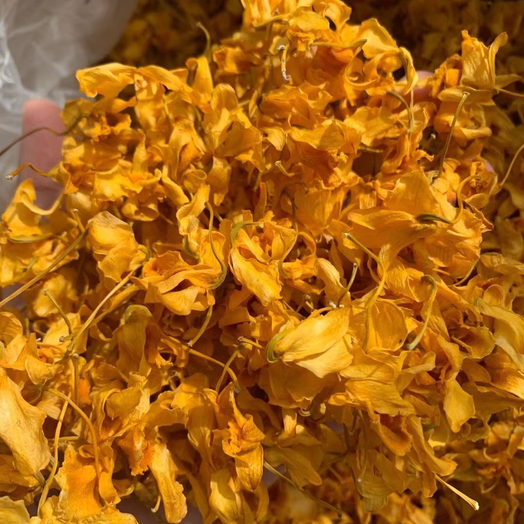 Drumstick Dendrobium Flowers (Dendrobium chrysotoxum) — Yunnan Dried Herbal Flower Tea, 1g - Image 3