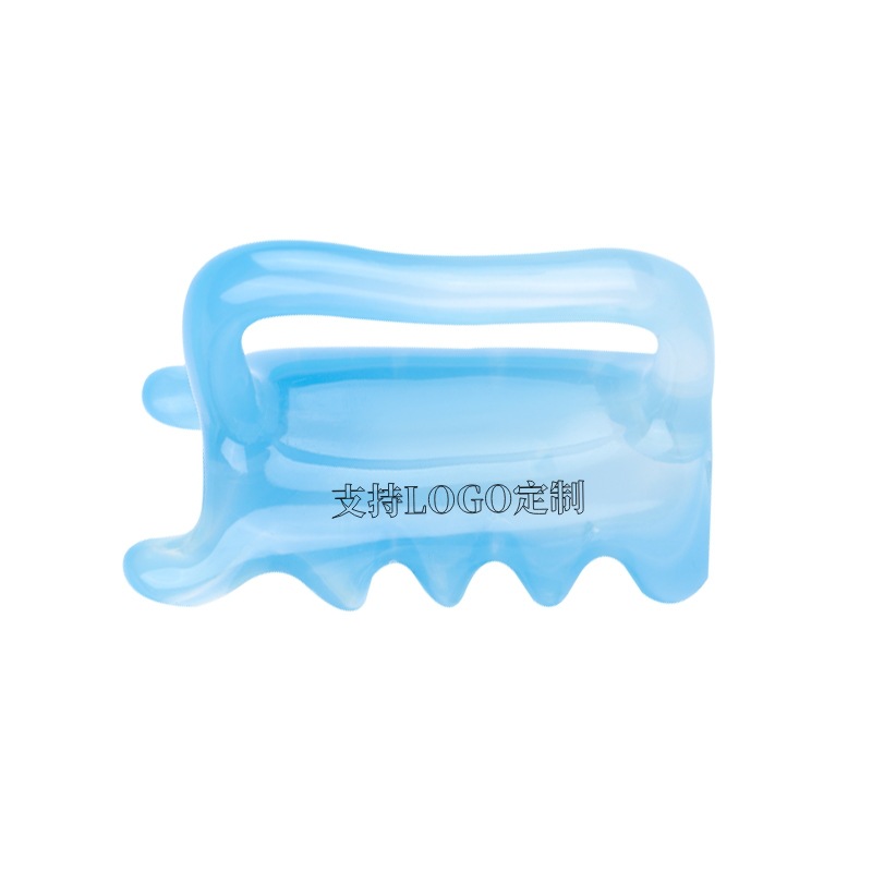 Double Cone Resin Massage Tool for Back Body Gua Sha Meridian Acupoint Care 78g - Image 5
