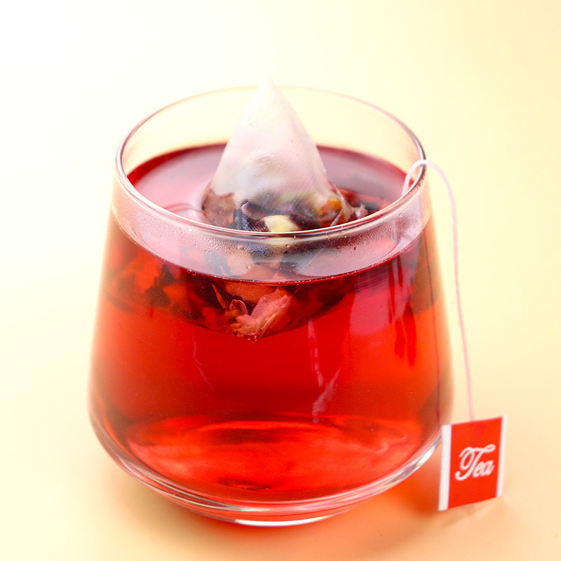 Roselle Rose Jasmine Three Flower Tea 100g Pyramid Tea Bags with Red Date - Image 4