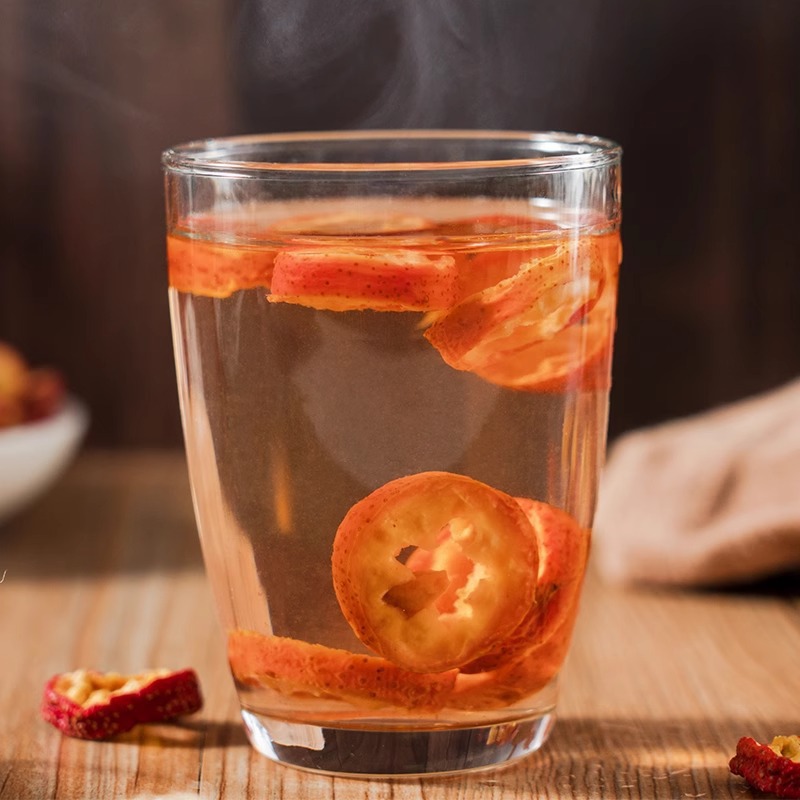 Dried Hawthorn Rings Shan Zha Seedless Slices for Tea and Snacking 1000g - Image 4