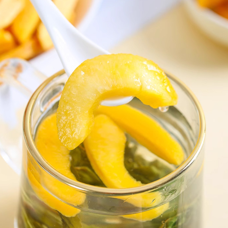 Freeze-Dried Yellow Peach Slices 500g Bulk Dried Fruit for Baking Snowflake Crisp and Desserts - Image 3