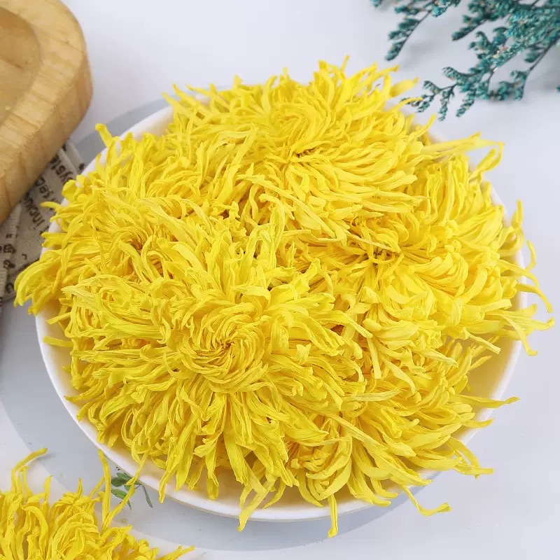Golden Silk Chrysanthemum Tea Jin Si Huang Ju 500g Dried Blooms for Brewing and Daily Herbal Tea - Image 4