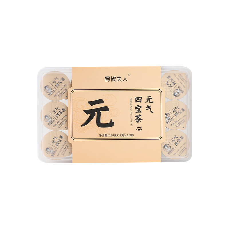 Yuanqi Sibao Tea Energy Four Treasure Herbal Tea Bags Mai Dong Huang Qi Dang Shen Xi Yang Shen 180g - Image 5