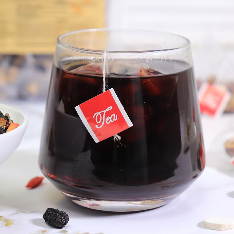 Ginseng Six Treasure Tea Ren Shen Liu Bao Cha 30 Pyramid Tea Bags Daily Herbal Blend 150g - Image 4