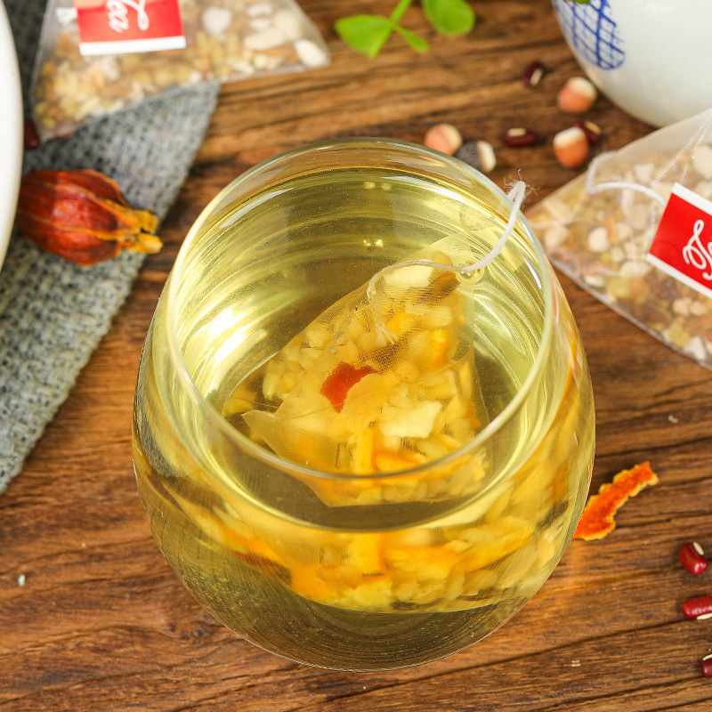 Five-Finger Fig Poria Tea Wuzhi Maotao Fu Ling Chi Xiaodou Yi Mi Qian Shi Blend Hot Brew Cup 5g - Image 3