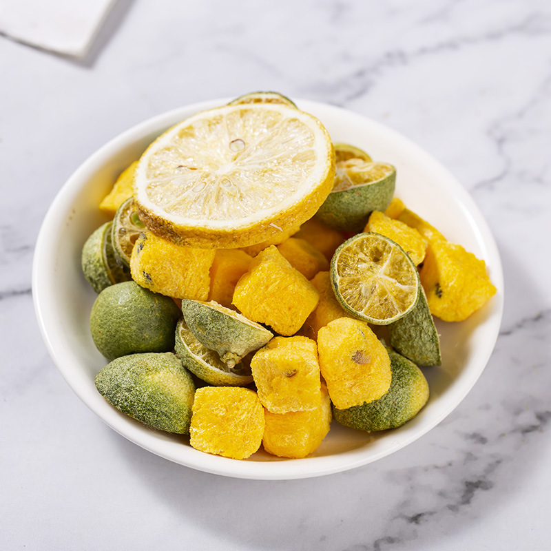 Green Kumquat Lemon Passion Fruit Tea Bags — Freeze-Dried Fruit Herbal Blend for Cold Brew - Image 4