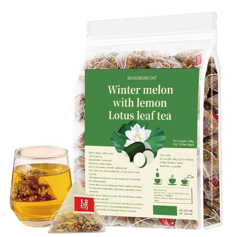 Winter Melon Lemon Lotus Leaf Tea 100g Cold Brew Herbal Blend Sugar Free Sealed Pack - Image 5