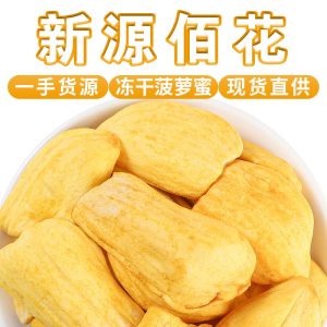 Jackfruit Chips (Artocarpus heterophyllus) — Vacuum-Fried Dried Fruit Snack, 500g Bulk