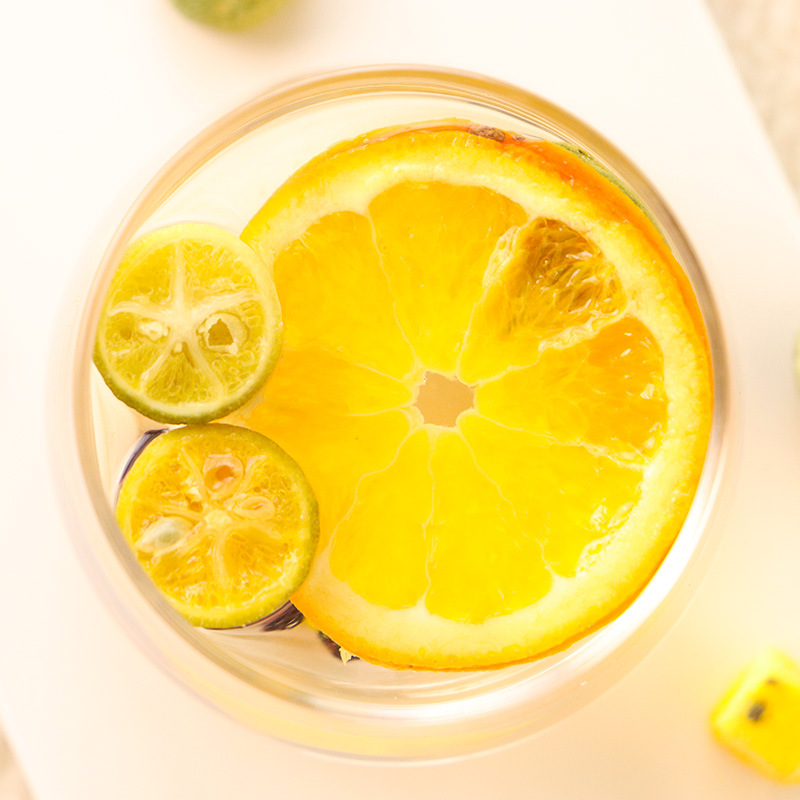 Green Tangerine Passion Fruit Orange Fruit Tea 7 Bags Cold Brew Blended Tea 140g - Image 3