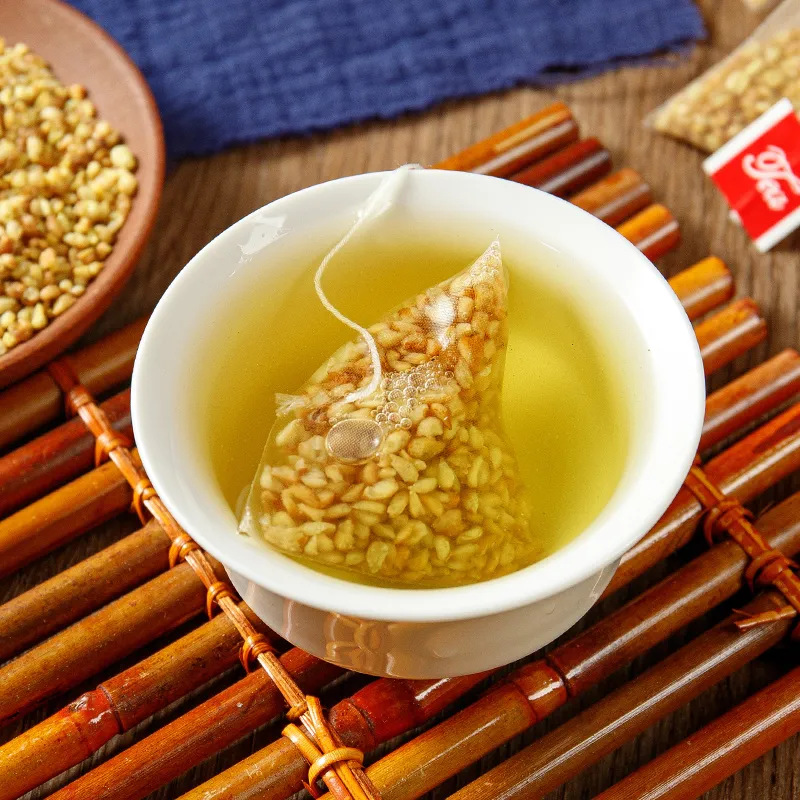 Yellow Tartary Buckwheat Tea Triangle Bags Individually Wrapped Ku Qiao Tea 250g - Image 4