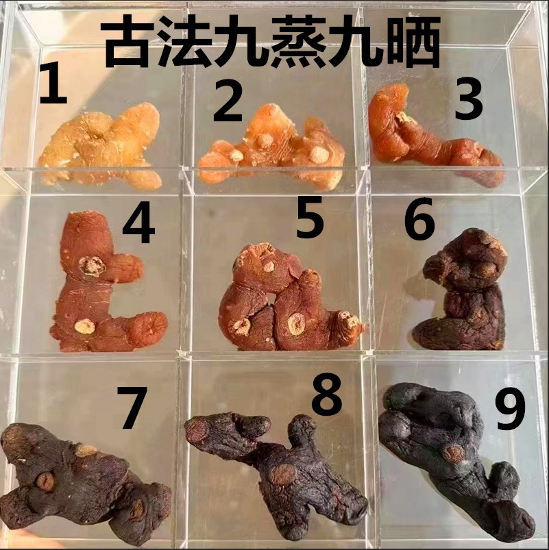 Nine-Steamed Nine-Dried Polygonatum Rhizome Huang Jing 250g Bottle Ready-to-Eat Herbal Snack - Image 4