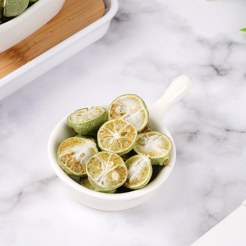Freeze-Dried Green Kumquat (Citrus japonica) — Whole Fruit for Fruit Tea & Daily Infusions - Image 2