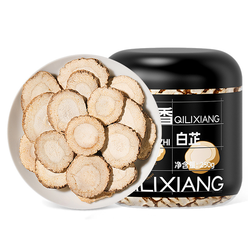 Dried Bai Zhi Angelica Dahurica Root Slices 250g Jar Selected Large Slices Culinary Spice - Image 5