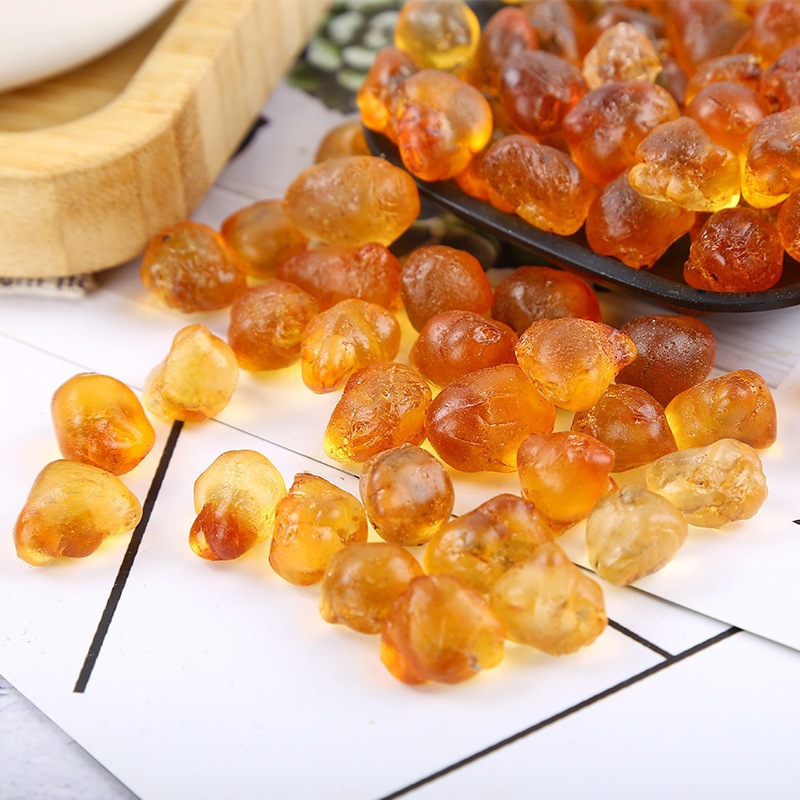 Peach Gum Tao Jiao 桃胶 Dried Resin Granules 500g for Dessert Soup and Herbal Drinks - Image 3