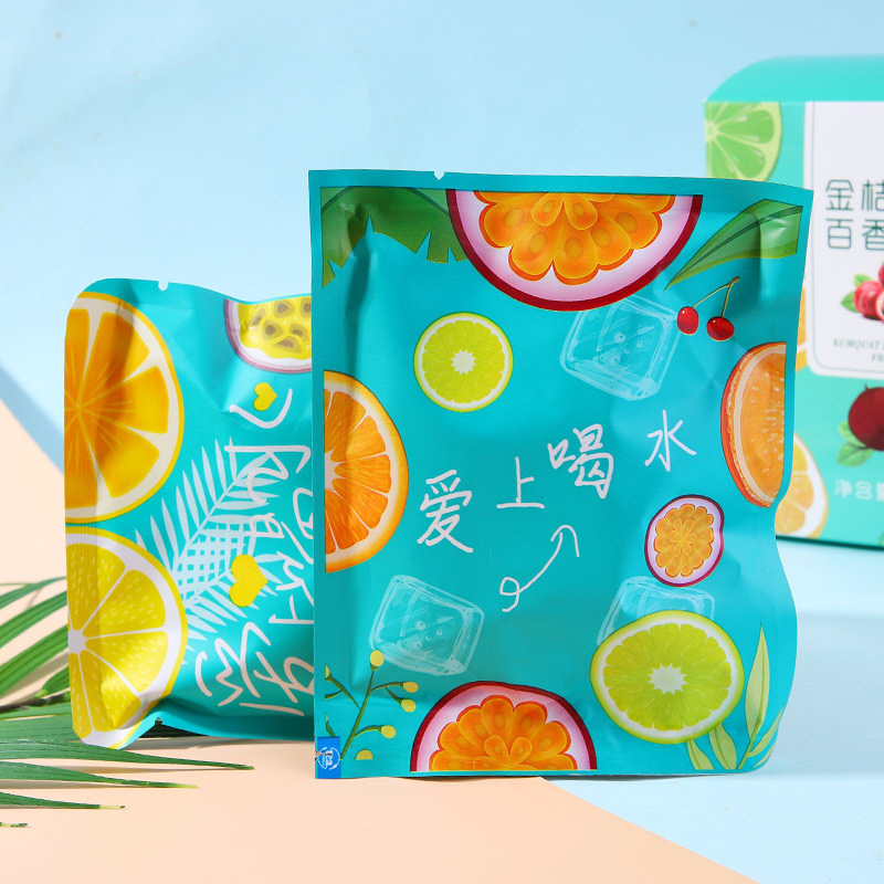 Kumquat Lemon Passion Fruit Tea Blend 90g Cold Brew Fruit Tea for Summer Iced Drinks - Image 4