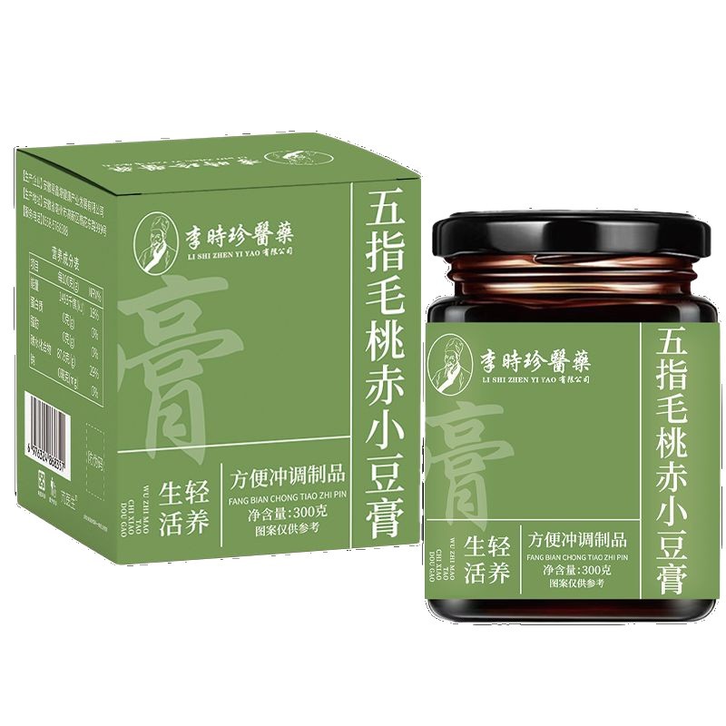Wuzhimaotao Chixiaodou Herbal Paste Concentrate 300g Convenient Drink Mix - Image 5