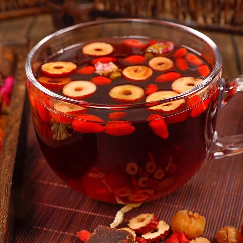 Brown Sugar Ginger Jujube Tea Bags Jiang Zao Cha 15g x 12 Bags Warming Herbal Tea - Image 3
