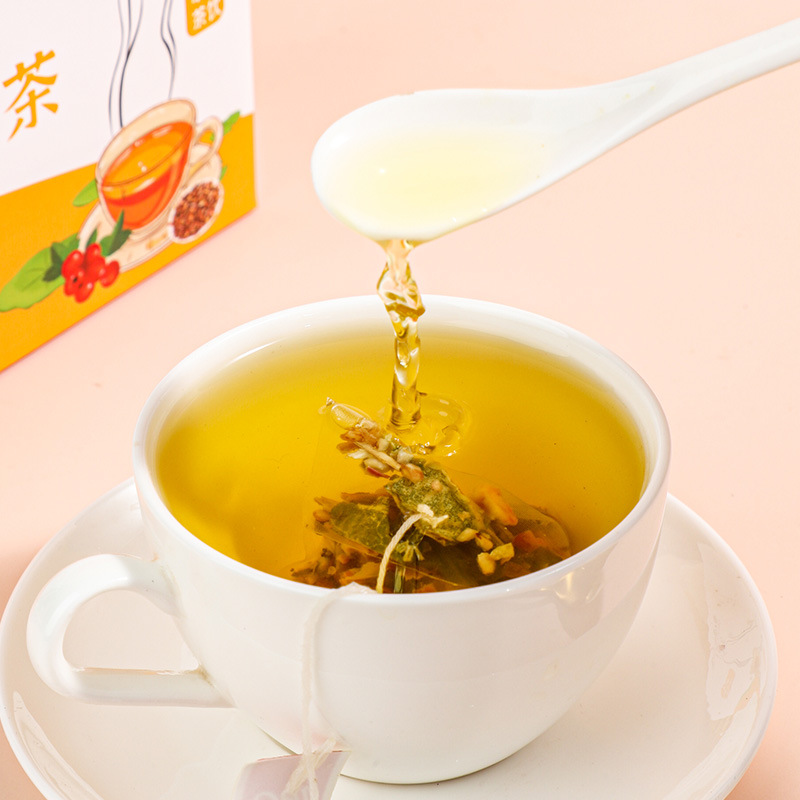 Oil-Cut Belly Tea 100g Winter Melon Lotus Leaf Triangle Tea Bags 20 Count Cold Brewed Herbal Blend - Image 4