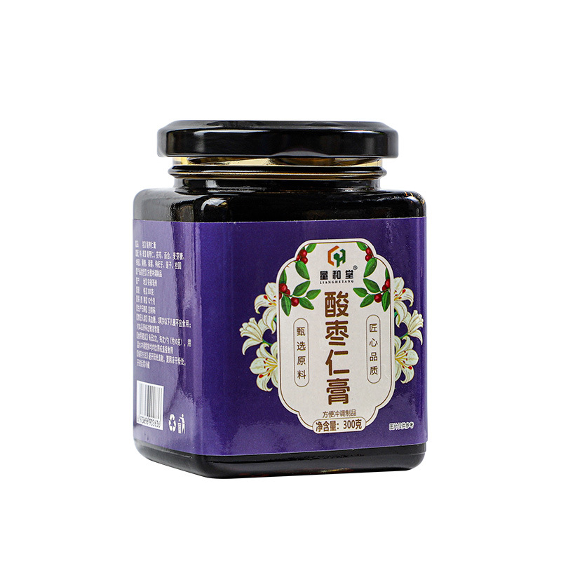 Sour Jujube Seed Herbal Paste Suan Zao Ren Gao 300g Bottle Ready-to-Eat Wellness Spread - Image 5