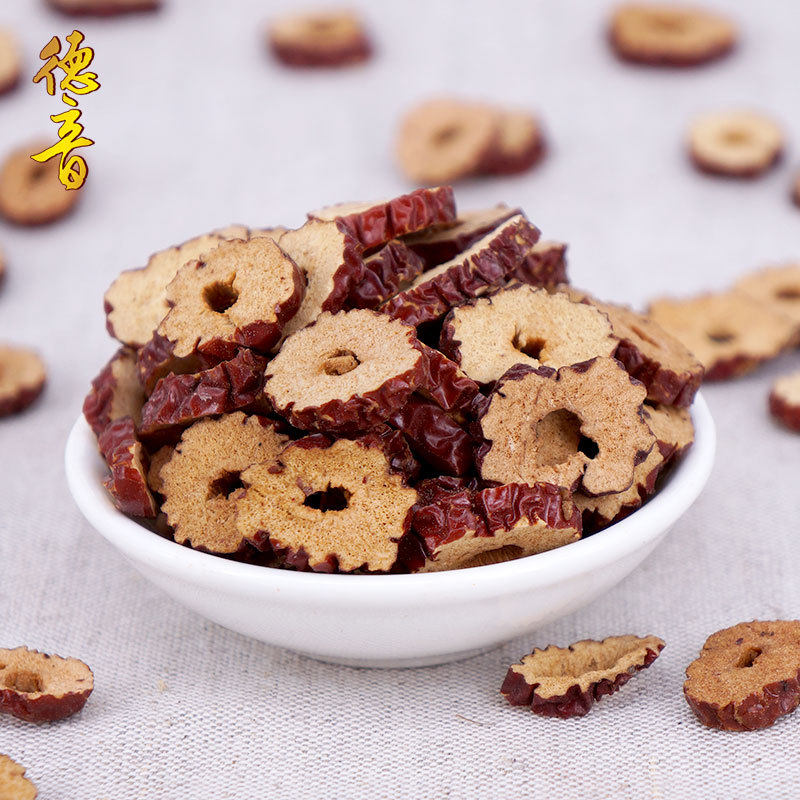 Dried Red Date Slices Hong Zao Pitted Jujube Chips 500g for Tea Soup and Cooking - Image 3