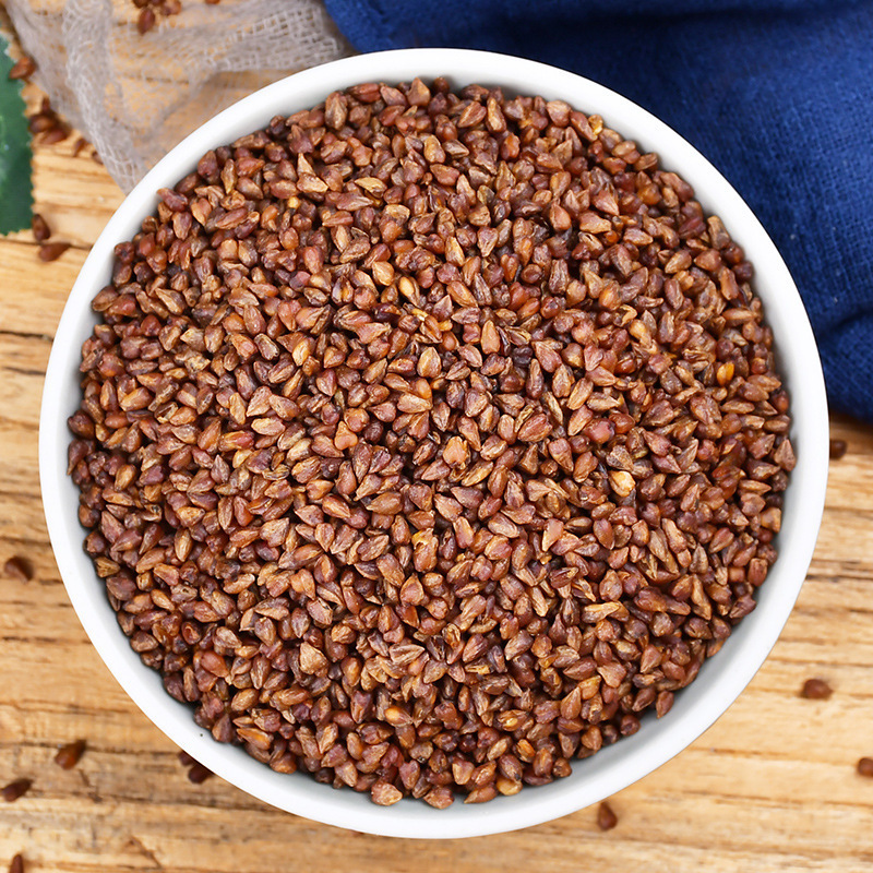 Black Tartary Buckwheat Tea Ku Qiao Cha 500g Canister Sichuan Liangshan Roasted Grain Tea Sugar Free - Image 2