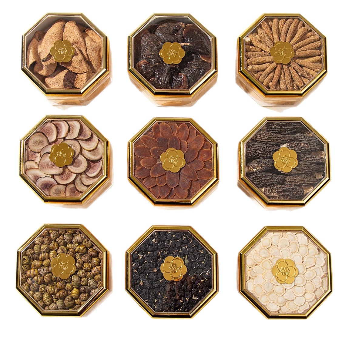 Premium Herbal Gift Box Assorted Tonic Slices American Ginseng Dendrobium Deer Antler Red Ginseng for Elders - Image 5