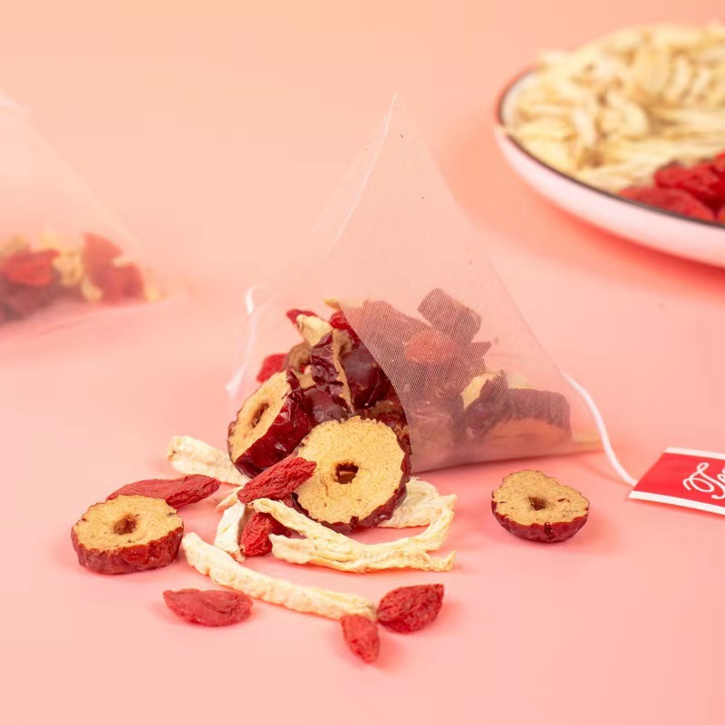 Sanfu Ginger Jujube Tea Bags 100g Summer Herbal Tea with Goji Red Date and Dried Ginger 20 Sachets - Image 4