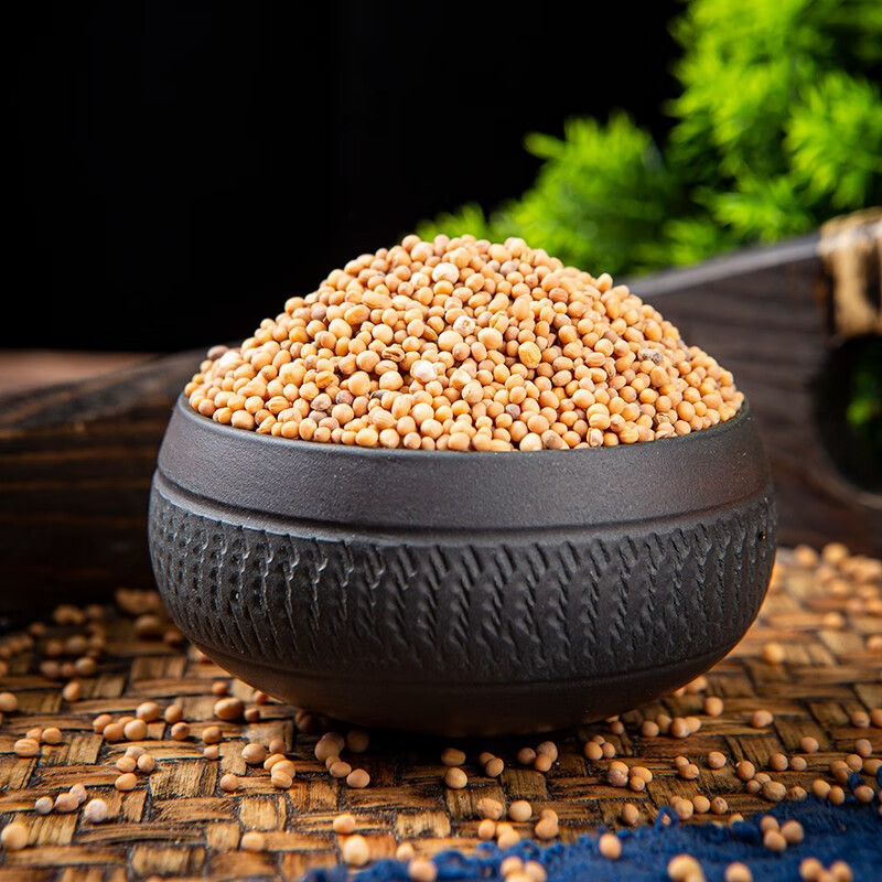 White Mustard Seed Bai Jie Zi 500g Dried Sinapis Alba Seeds Raw Herb for Traditional Decoctions - Image 5