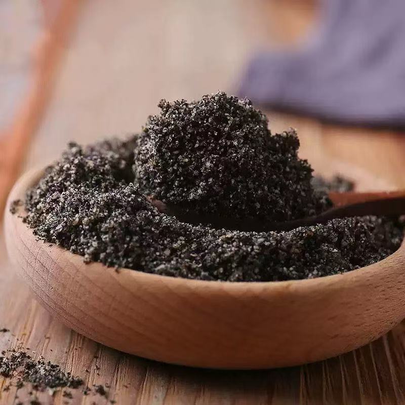 Freshly Milled Roasted Black Sesame Powder Hei Zhi Ma 500g Pure Ground Sesame for Drinks Baking and Congee - Image 3