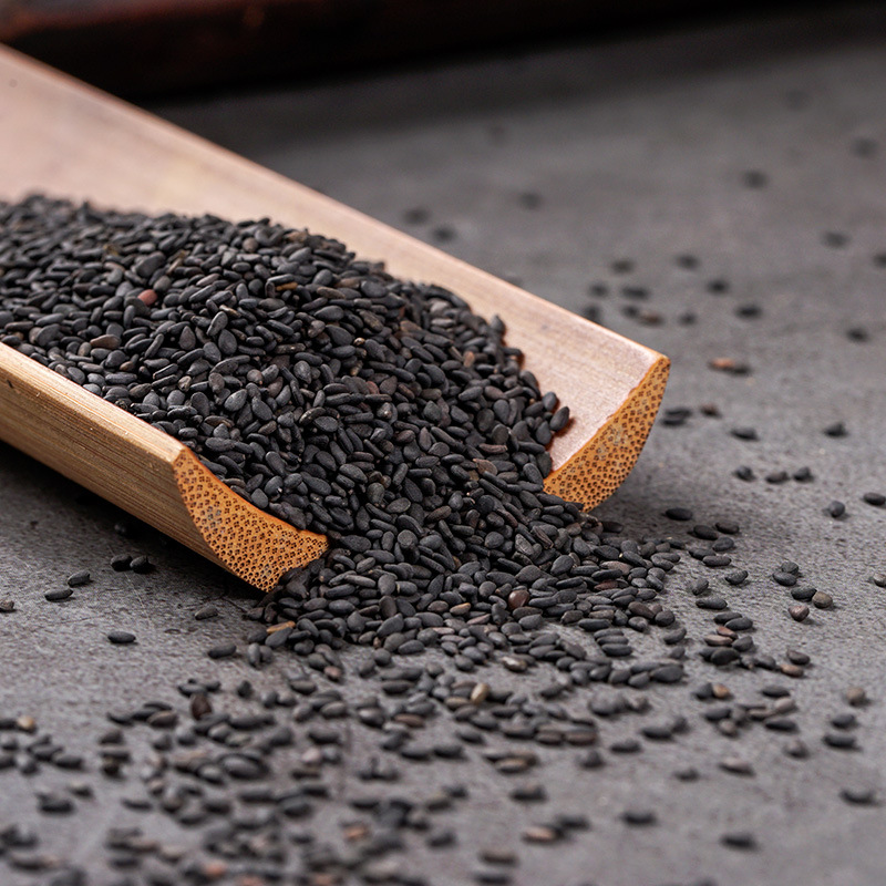 Hei Zhi Ma (Sesamum indicum) — Roasted Black Sesame Seeds, Food Herb for Congee & Baking - Image 4