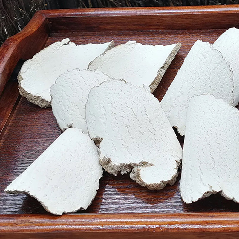Tiger Milk Mushroom Hu Ru Jun 虎乳菌 Sliced Dried Herb for Soup and Decoction 500g Canister - Image 2