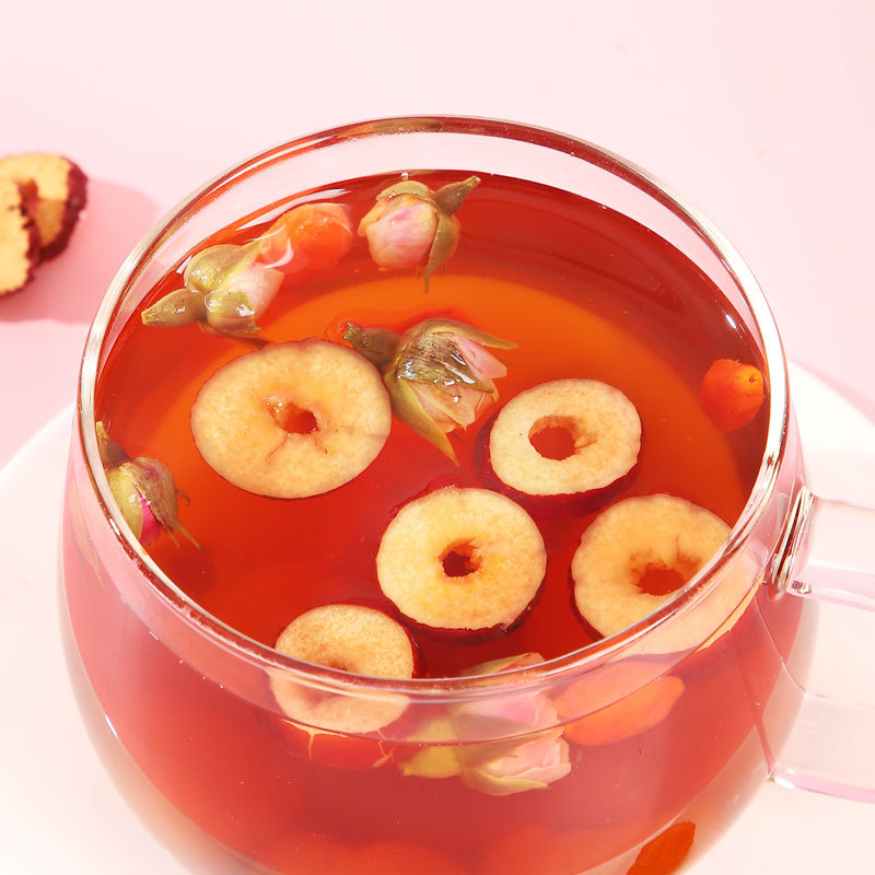Rose Brown Sugar Ginger Jujube Tea Hong Tang Jiang Zao Cha 150g 15g x 10 Bags Herbal Wellness Tea - Image 4