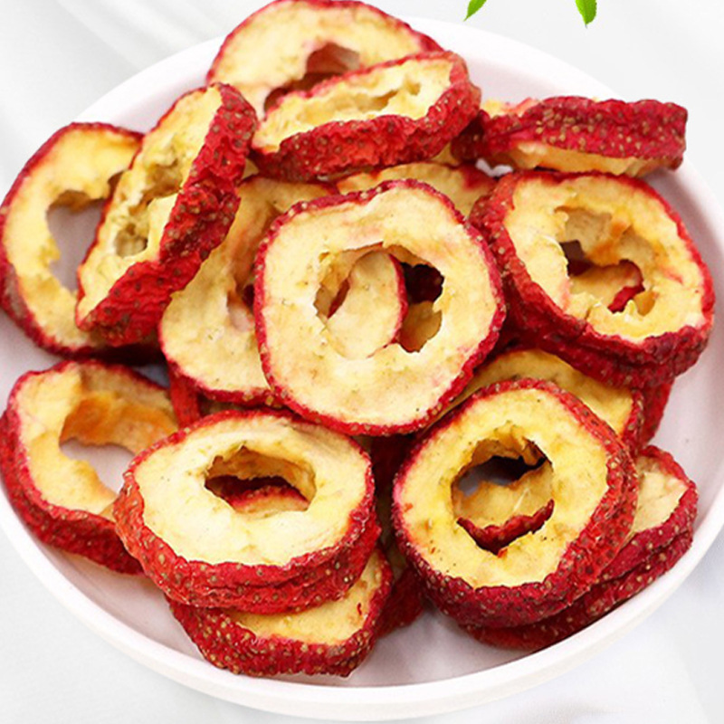 Dried Hawthorn Slices Shan Zha 500g Seedless Hollow Rings Freeze Dried Hawthorn for Tea and Culinary Use - Image 2