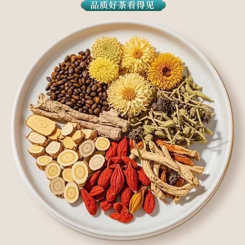 Ginseng Astragalus Chrysanthemum Goji Wellness Tea Blend 10g x 10 Cold Brew Sachets - Image 2