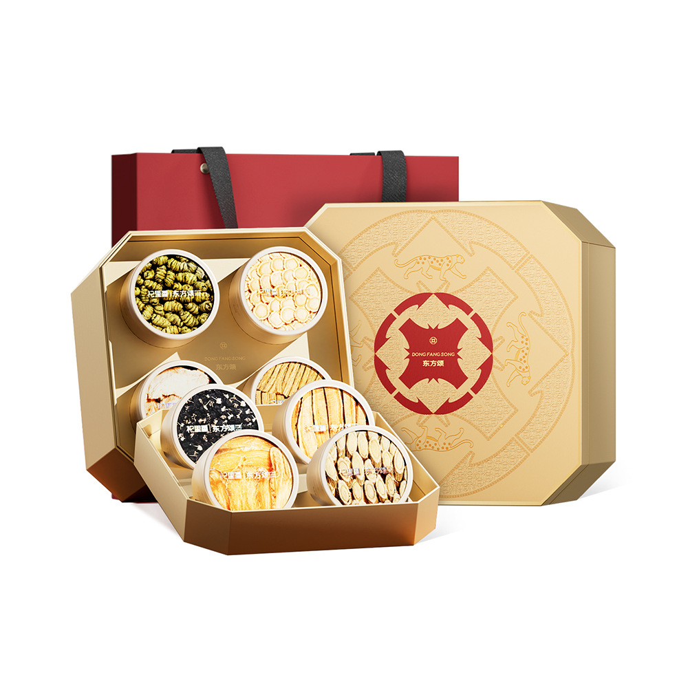 Qi Li Xiang Auspicious 8 Treasure Gift Box 370g Astragalus Codonopsis Gastrodia Goji Herbal Soup Gift Set - Image 5