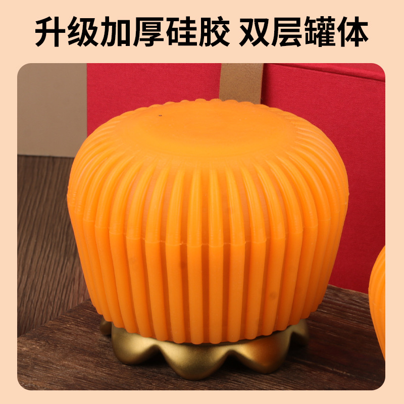 Gilded Fire Dragon Moxa Jar Handheld Warming Moxibustion Device with Mugwort Oil for Home Massage and Gua Sha Care - Image 4