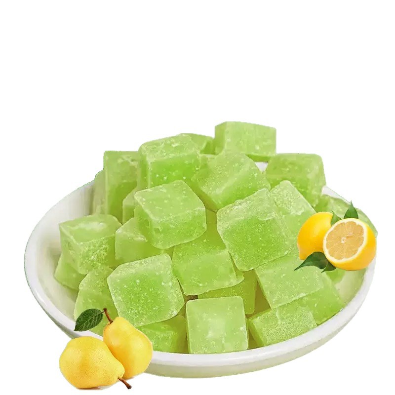 Sea Salt Lemon Mint Pear Paste Candy 200g Jar Cooling Herbal Hard Candy for Summer Refreshment - Image 5