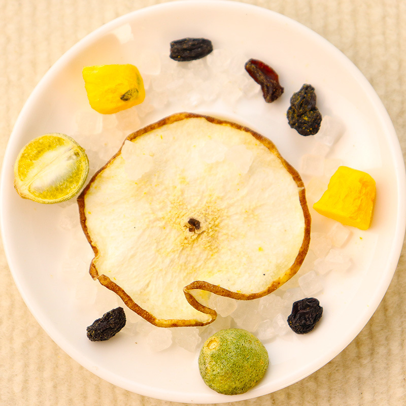 Green Tangerine Passionfruit Snow Pear Fruit Tea 7 Tea Bags Cold Brew Herbal Blend 140g - Image 4