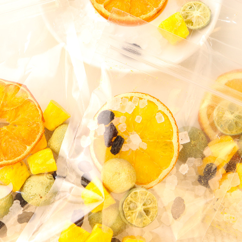 Green Tangerine Passion Fruit Orange Fruit Tea 7 Bags Cold Brew Blended Tea 140g - Image 2