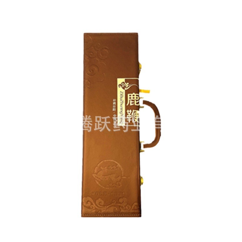 Deer Antler Gift Box Leather Presentation Case 45cm 50cm 60cm Bronze Finish - Image 5
