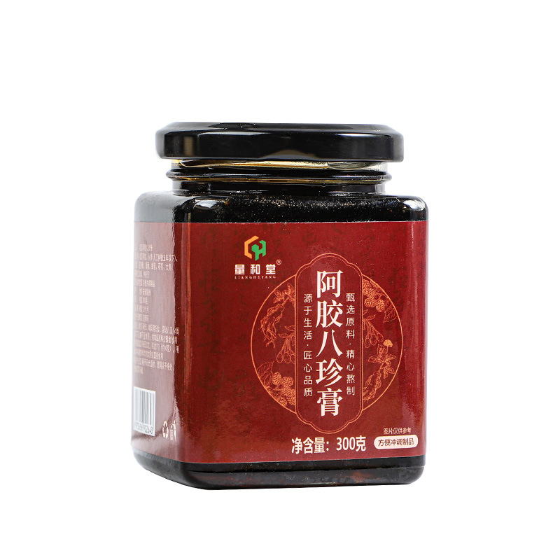 Ejiao Bazhen Paste 300g Bottle Ready-to-Eat Herbal Tonic Paste with Donkey Hide Gelatin Ginseng Longan Mulberry - Image 5
