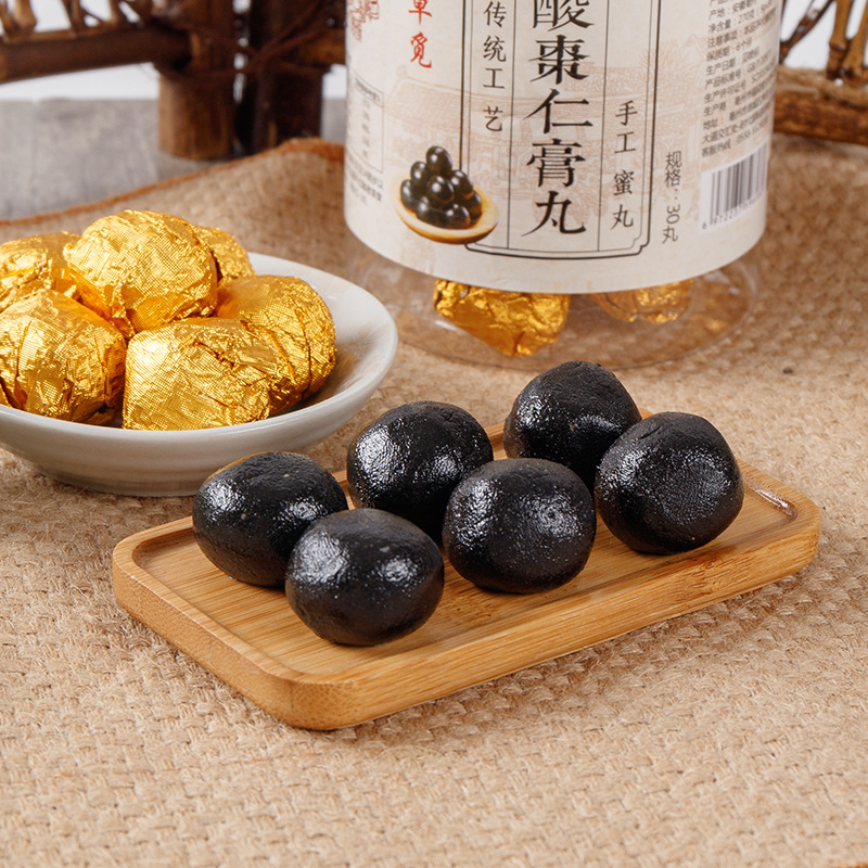 Suan Zao Ren Wan (Ziziphus jujuba var. spinosa) — Handcrafted Jujube Seed Pills with Poria, 30 Pills - Image 2