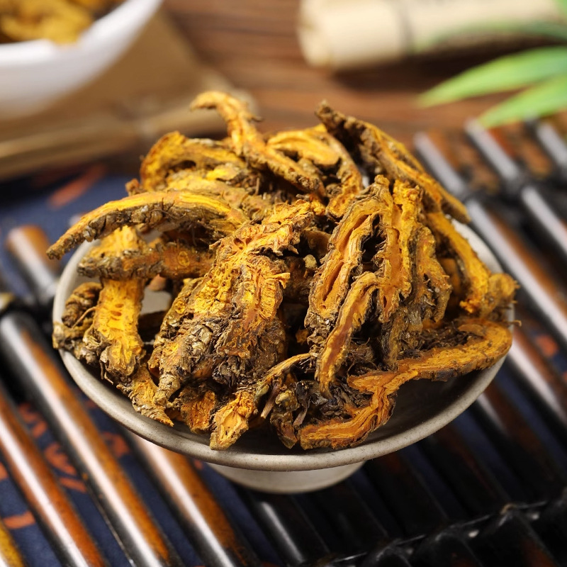 Dried Coptis Root Slices Huang Lian 500g Chicken Claw Grade Sieved Coptis chinensis for Decoction - Image 2