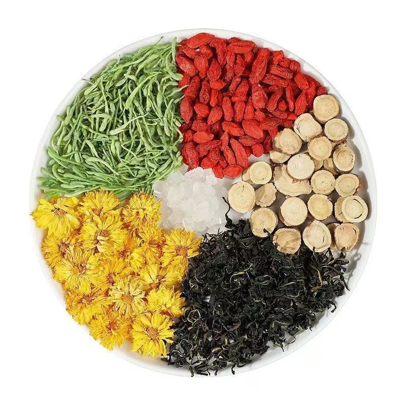 Dandelion Chrysanthemum Goji Tea Pu Gong Ying Ju Hua Gou Qi 40 Tea Bags Sweet Herbal Blend - Image 2