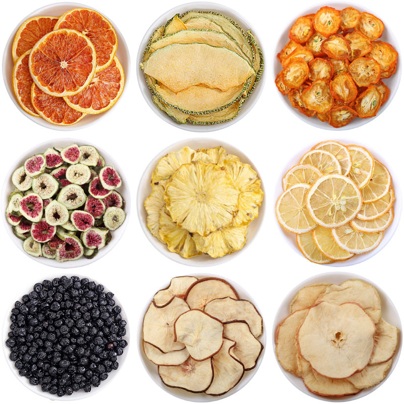 Freeze-Dried Fruit Slices & Fruit Tea Blend — Lychee, Lemon, Passion Fruit, Fig, Strawberry - Image 2